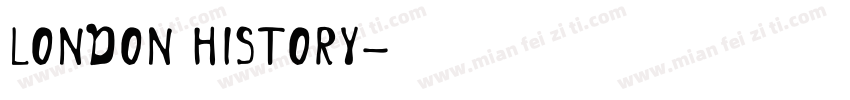 London History字体转换